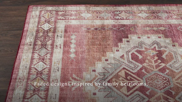 Loloi Heidi HEI-03 Sunset / Natural Area Rug