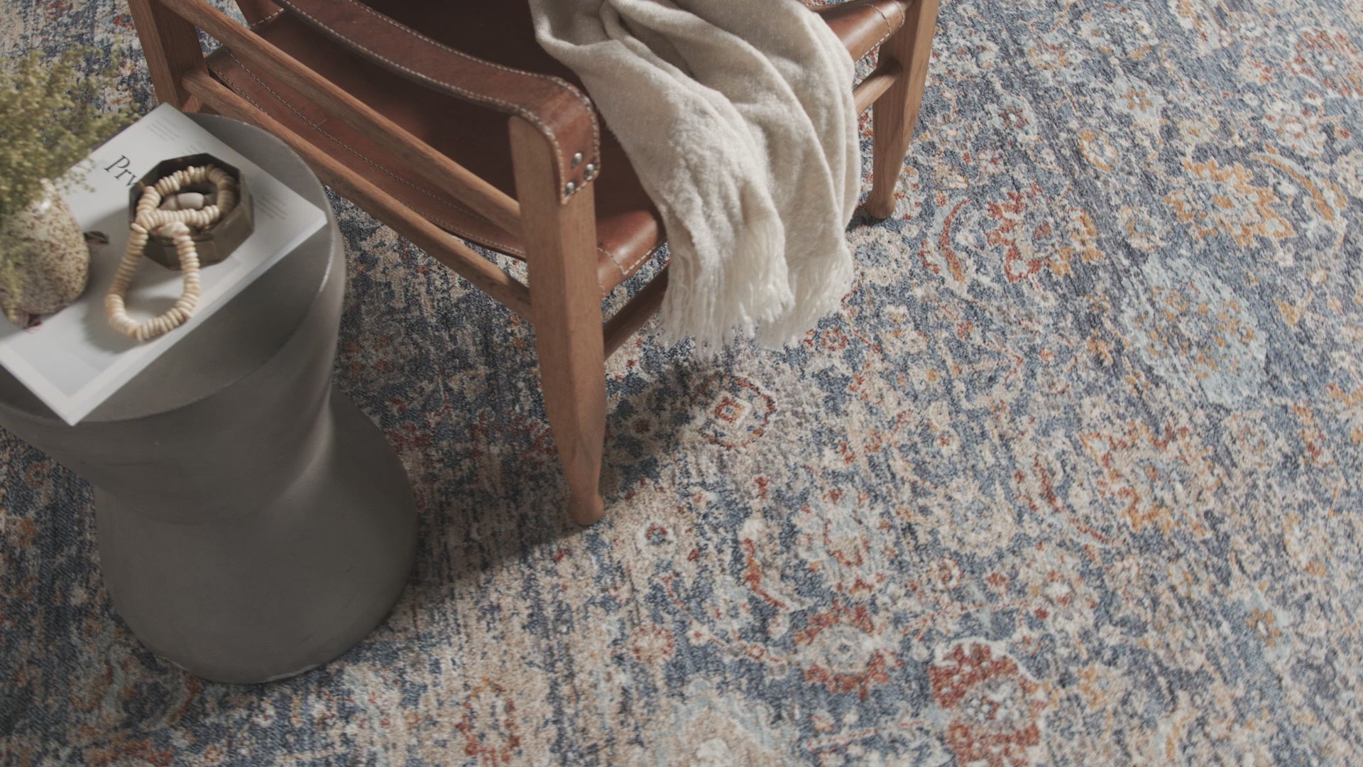 Angela Rose x Loloi Blake BLA-07 Navy / Multi Area Rug