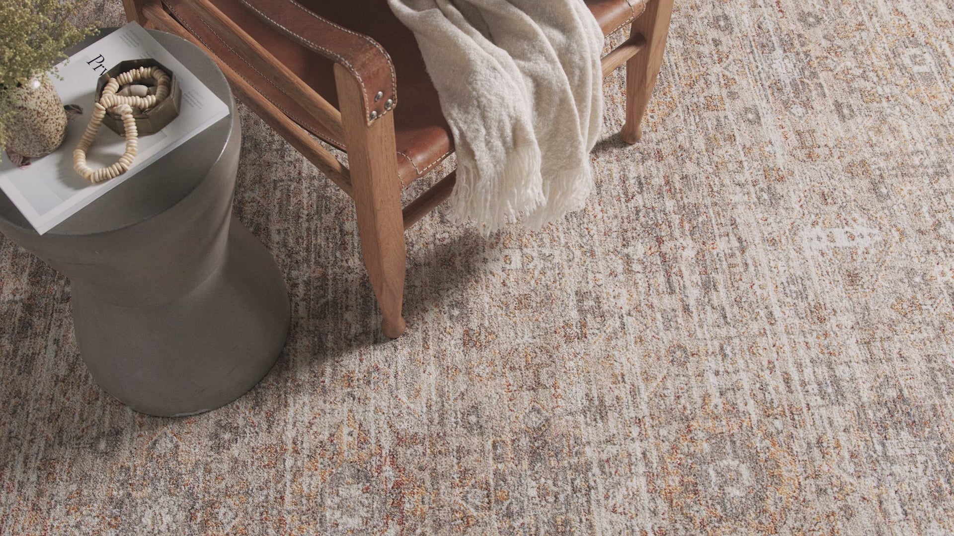 Angela Rose x Loloi Blake BLA-06 Oatmeal / Spice Area Rug