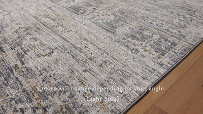 Jean Stoffer x Loloi Katherine KES-05 Graphite / Jade Area Rug