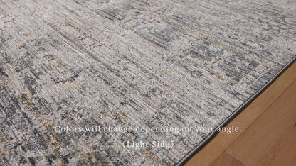 Jean Stoffer x Loloi Katherine KES-05 Graphite / Jade Area Rug