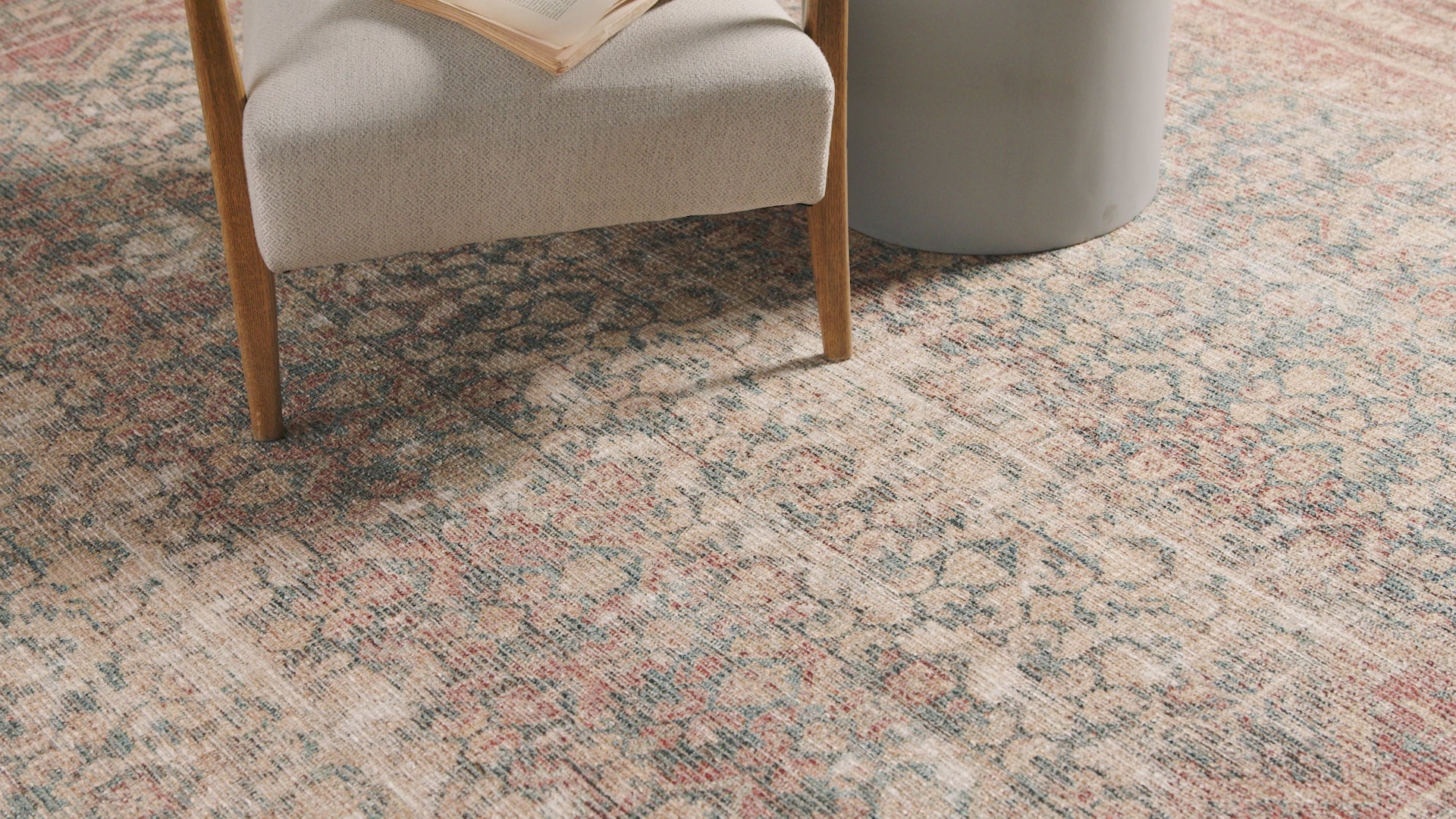 Angela Rose x Loloi Aubrey AUB-03 Ocean / Spice Area Rug