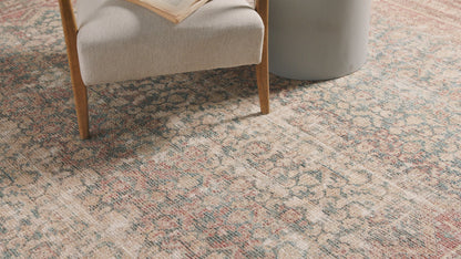 Angela Rose x Loloi Aubrey AUB-03 Ocean / Spice Area Rug