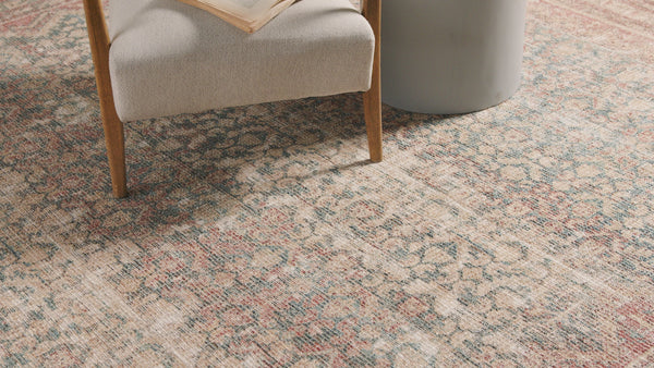 Angela Rose x Loloi Aubrey AUB-03 Ocean / Spice Area Rug