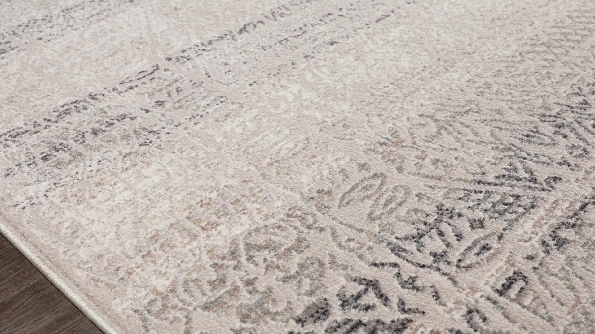 Loloi Homage HOM-05 Ivory / Silver Area Rug