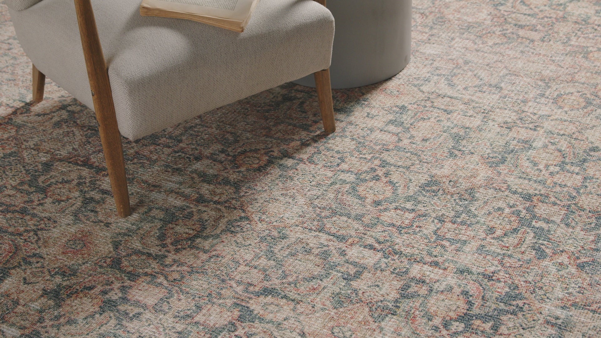 Angela Rose x Loloi Aubrey AUB-01 Navy / Multi Area Rug