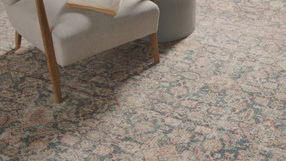 Angela Rose x Loloi Aubrey AUB-01 Navy / Multi Area Rug