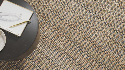 Angela Rose x Loloi Colton CON-05 Natural / Navy Area Rug