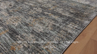 Jean Stoffer x Loloi Katherine KES-04 Ink / Jade Area Rug