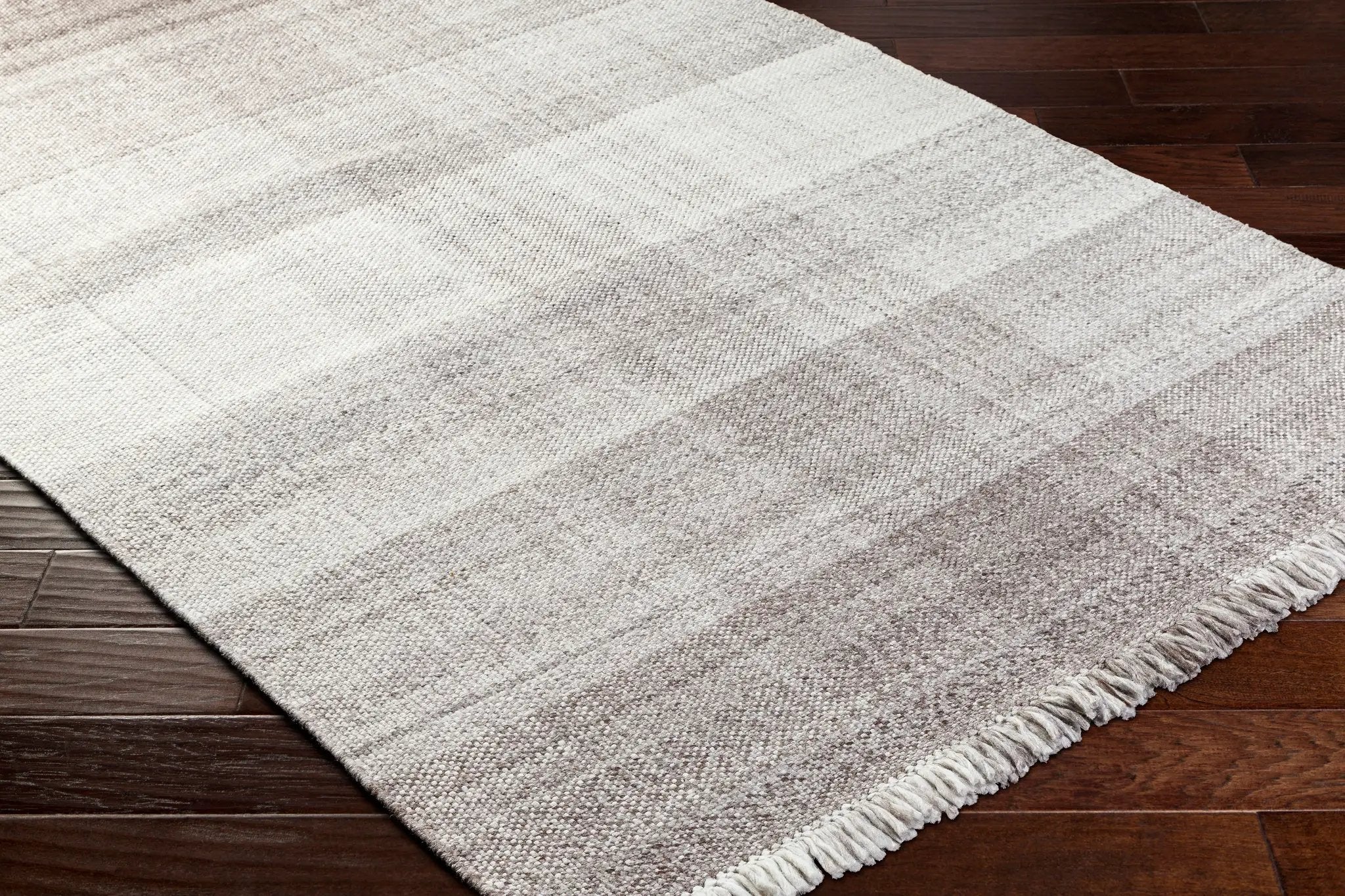 Primrose PRM-2307 Dark-Brown Area Rug by LIVABLISS