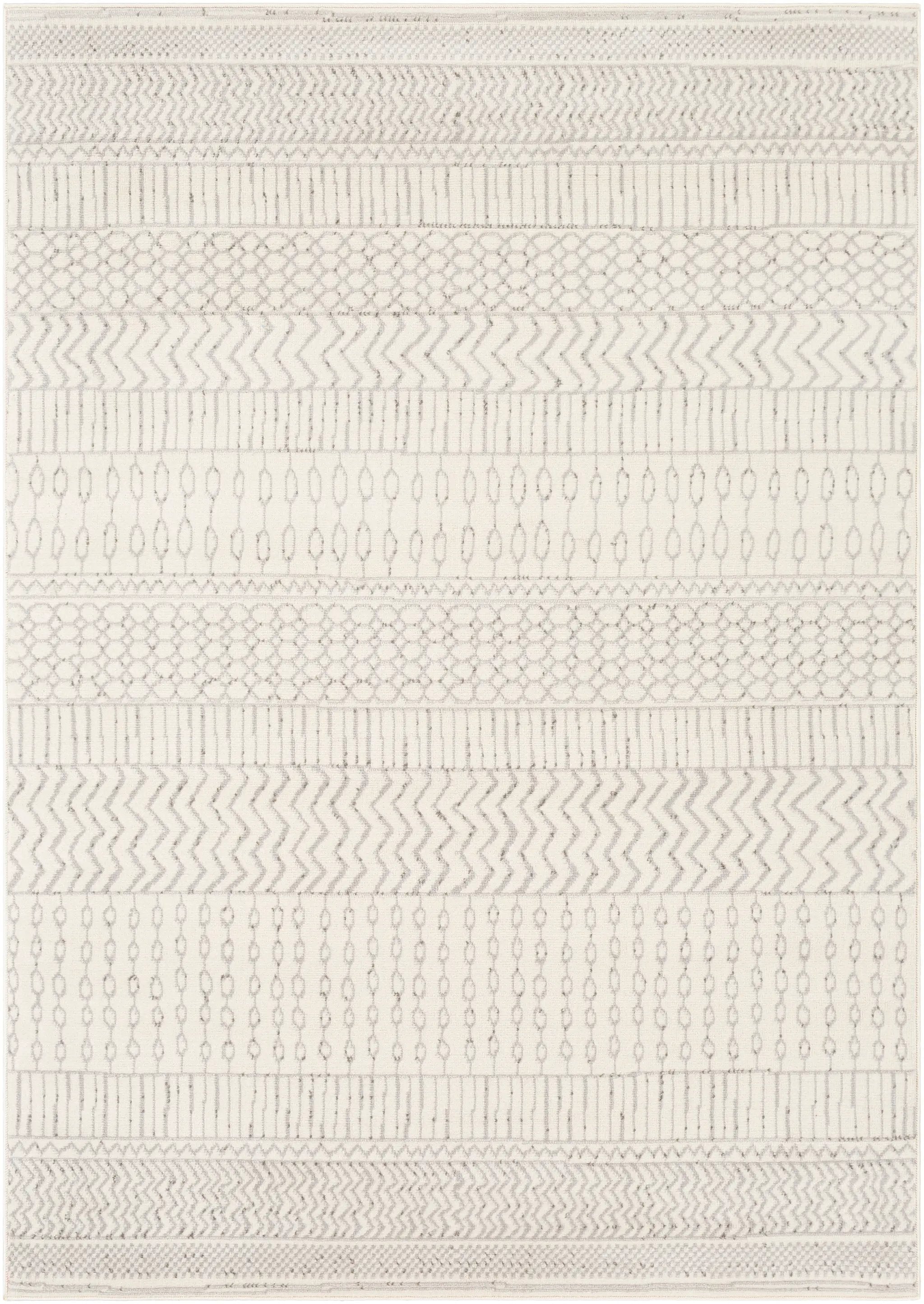 Pisa PSS-2301 Gray Area Rug by LIVABLISS