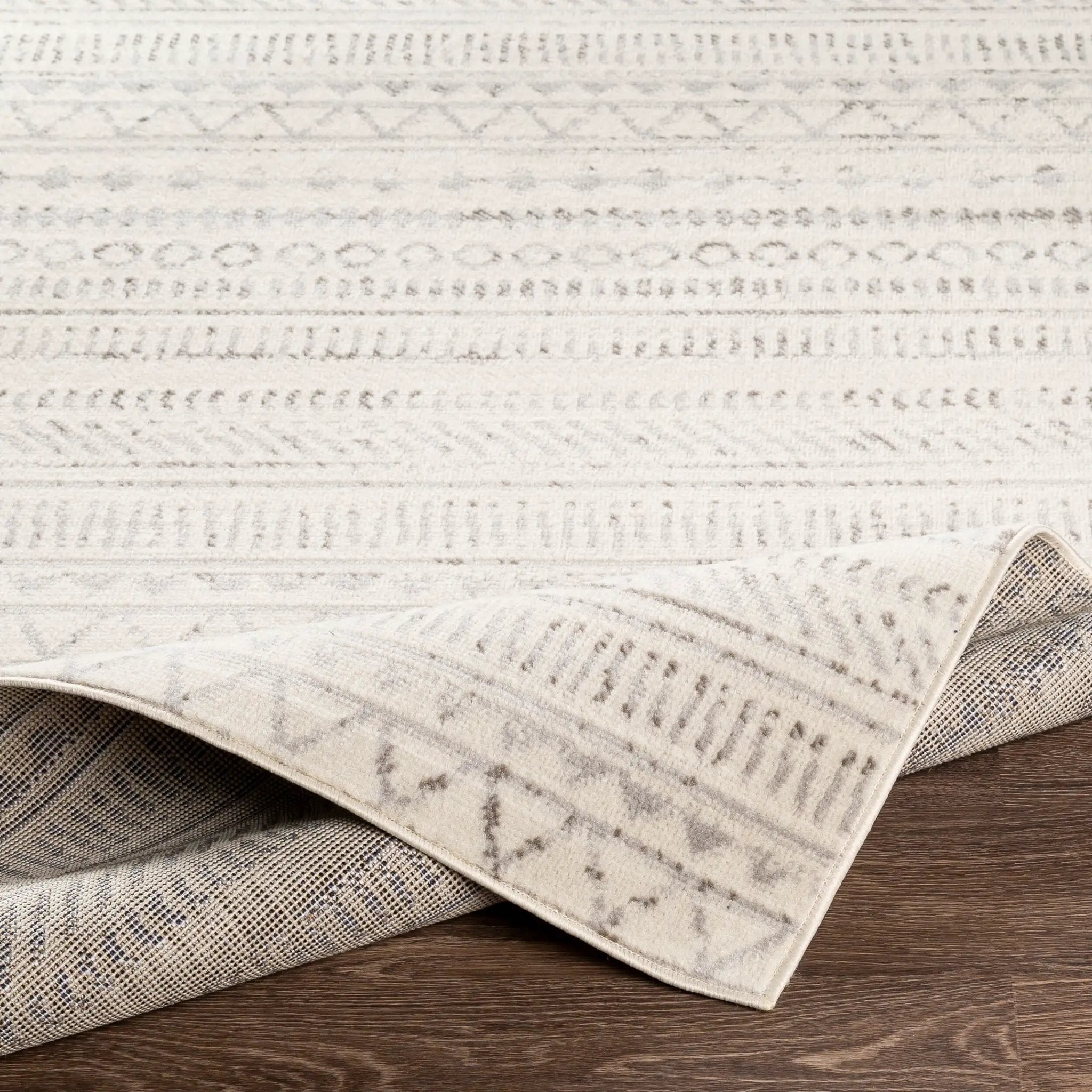 Pisa PSS-2304 Medium-Gray Area Rug by LIVABLISS