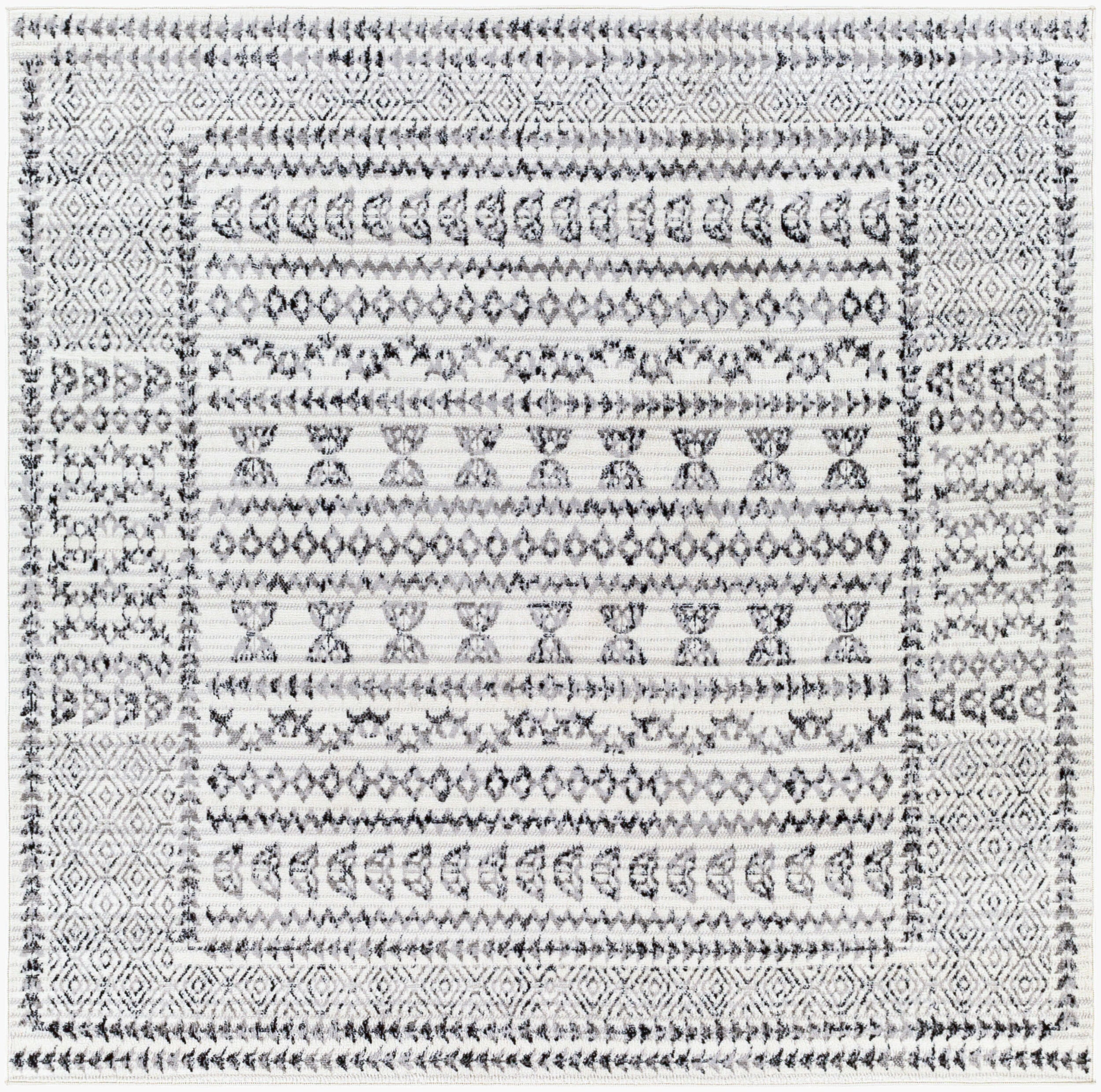 Surya Pisa PSS-2313 Charcoal Area Rug by LIVABLISS