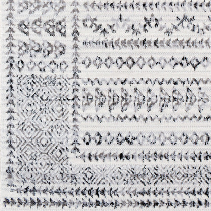 Surya Pisa PSS-2313 Charcoal Area Rug by LIVABLISS