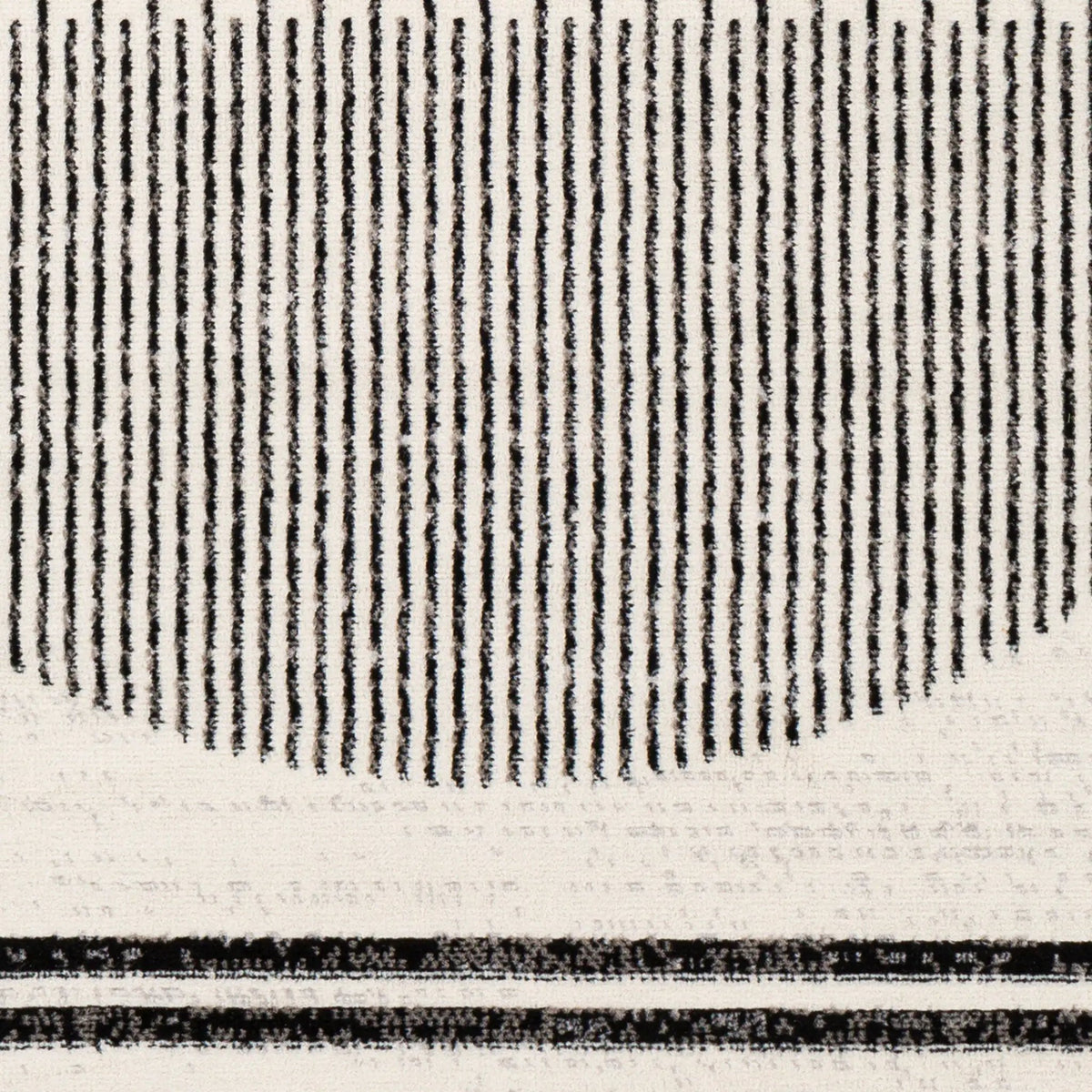 LIVABLISS Pisa PSS-2315 Black Area Rug