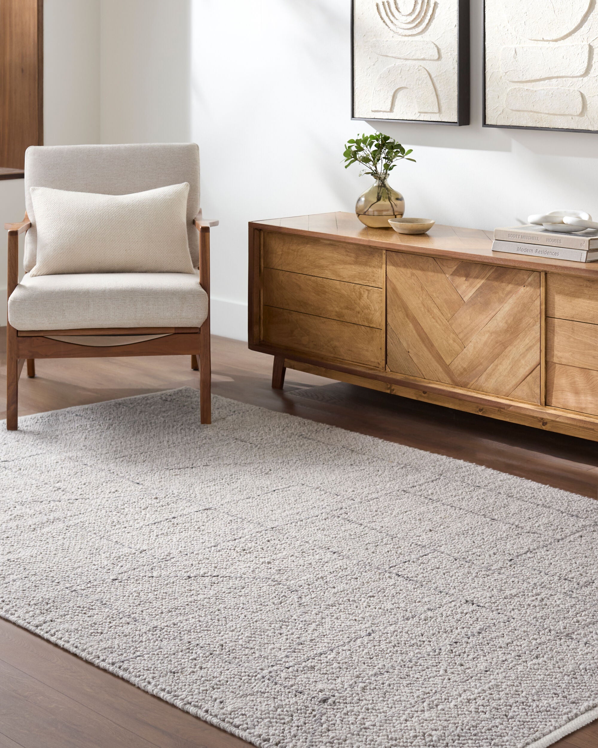 Surya Provence PVE-2303 Slate Gray Area Rug by LIVABLISS