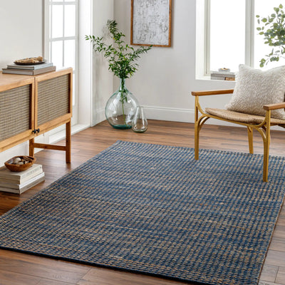 LIVABLISS Priya PYA-2302 Dark-Blue Area Rug