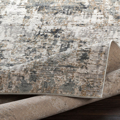 Surya Quatro QUA-2300 Gray Area Rug by LIVABLISS