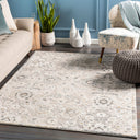 Surya Quatro QUA-2312 White Area Rug by LIVABLISS