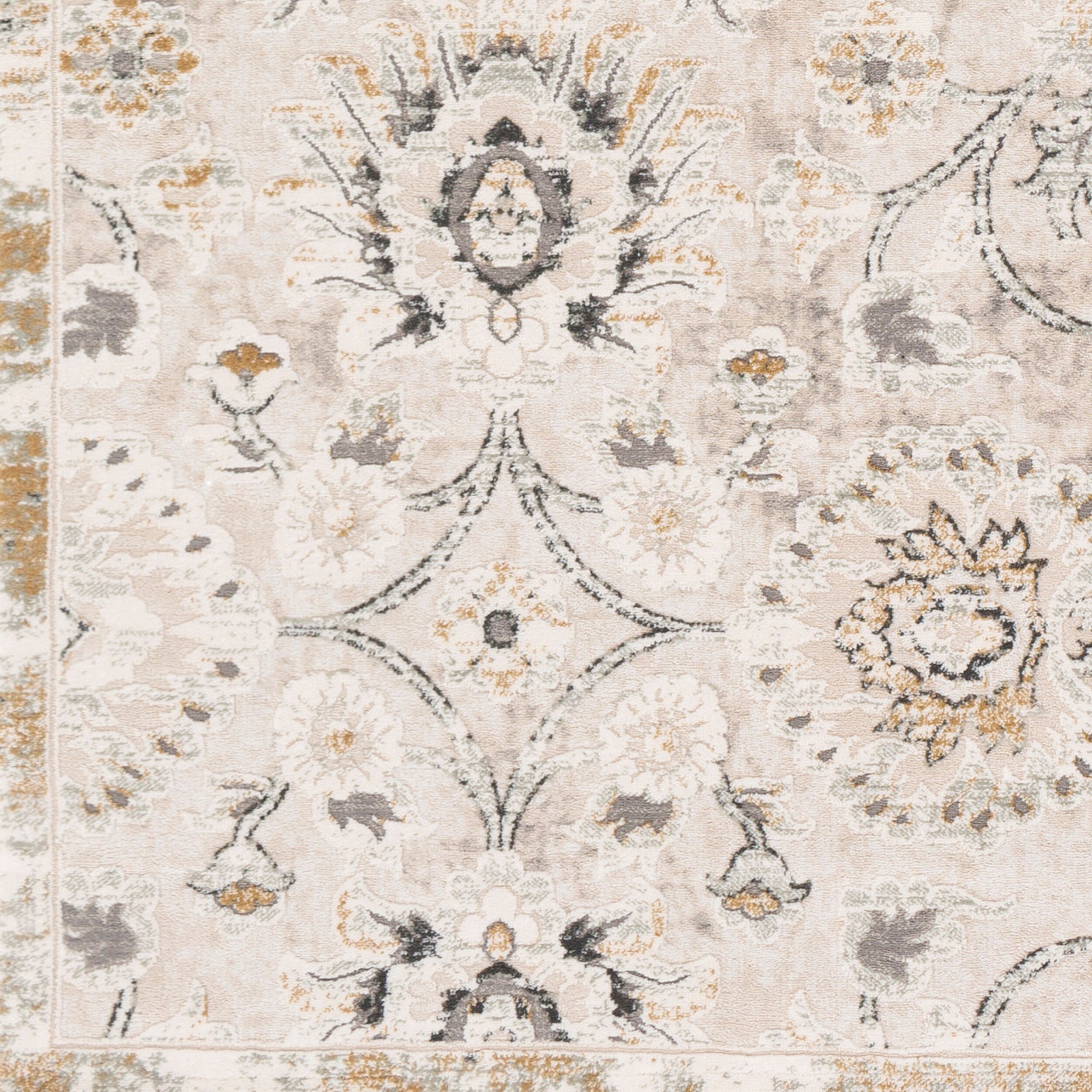Surya Quatro QUA-2312 White Area Rug by LIVABLISS