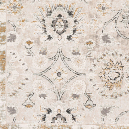 Surya Quatro QUA-2312 White Area Rug by LIVABLISS