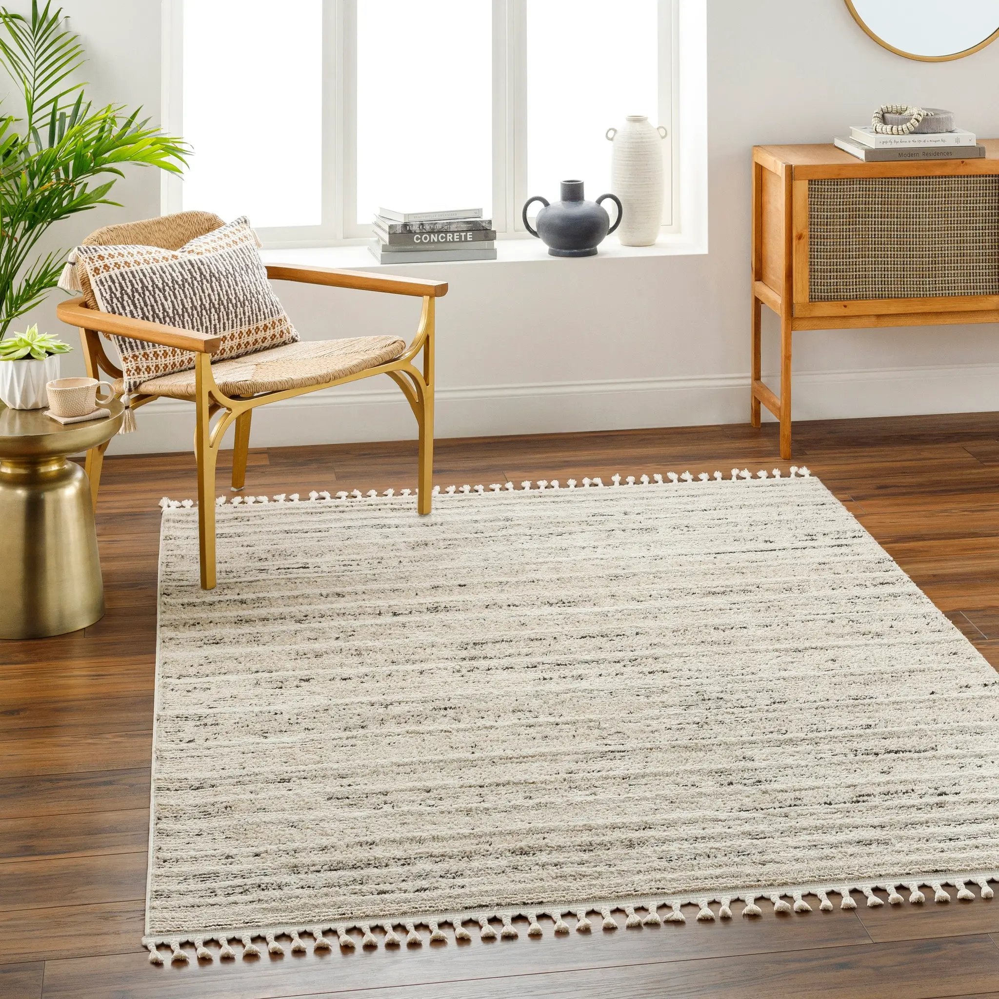 Rudy RDY-2300 Gray Area Rug by LIVABLISS