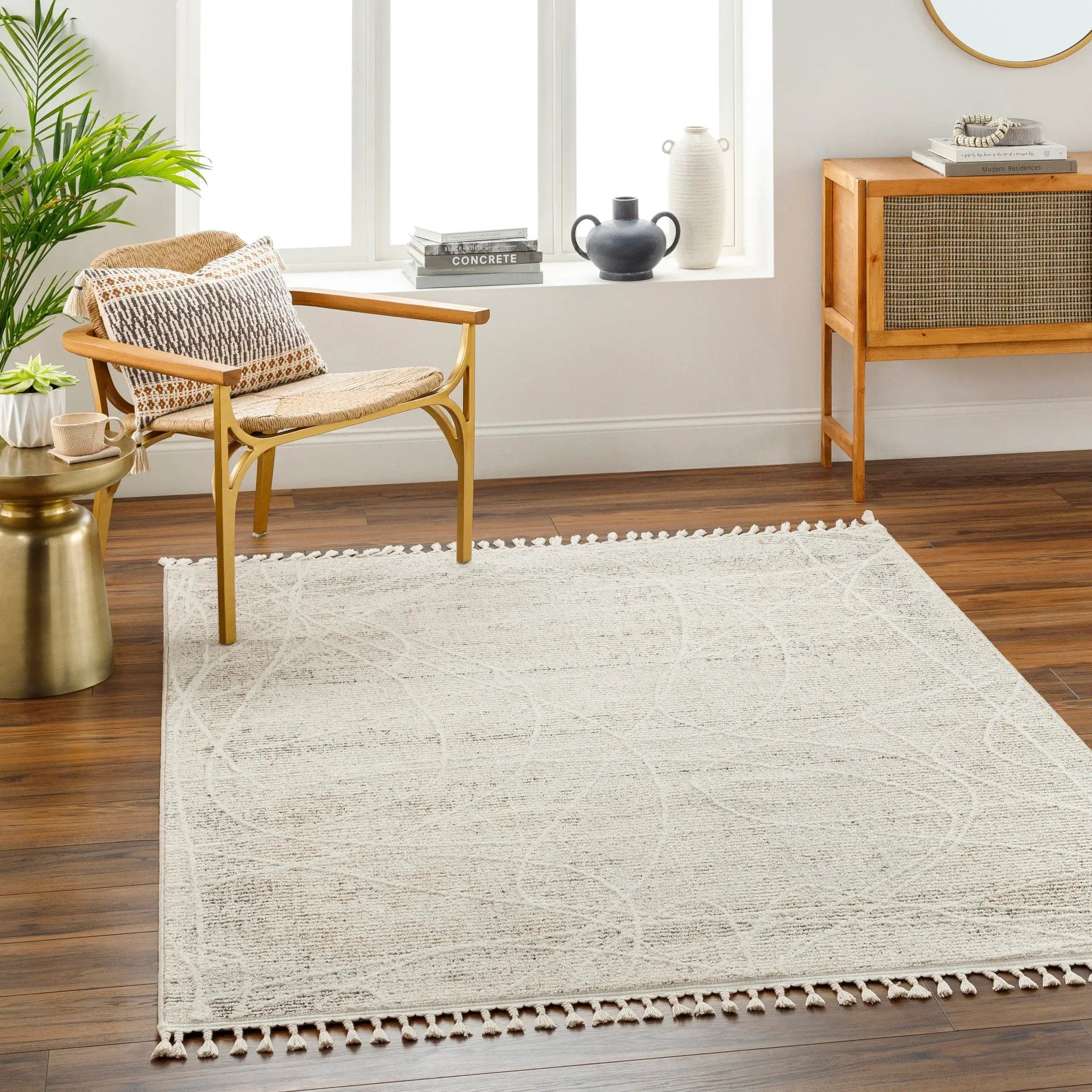 Rudy RDY-2303 Gray Area Rug by LIVABLISS