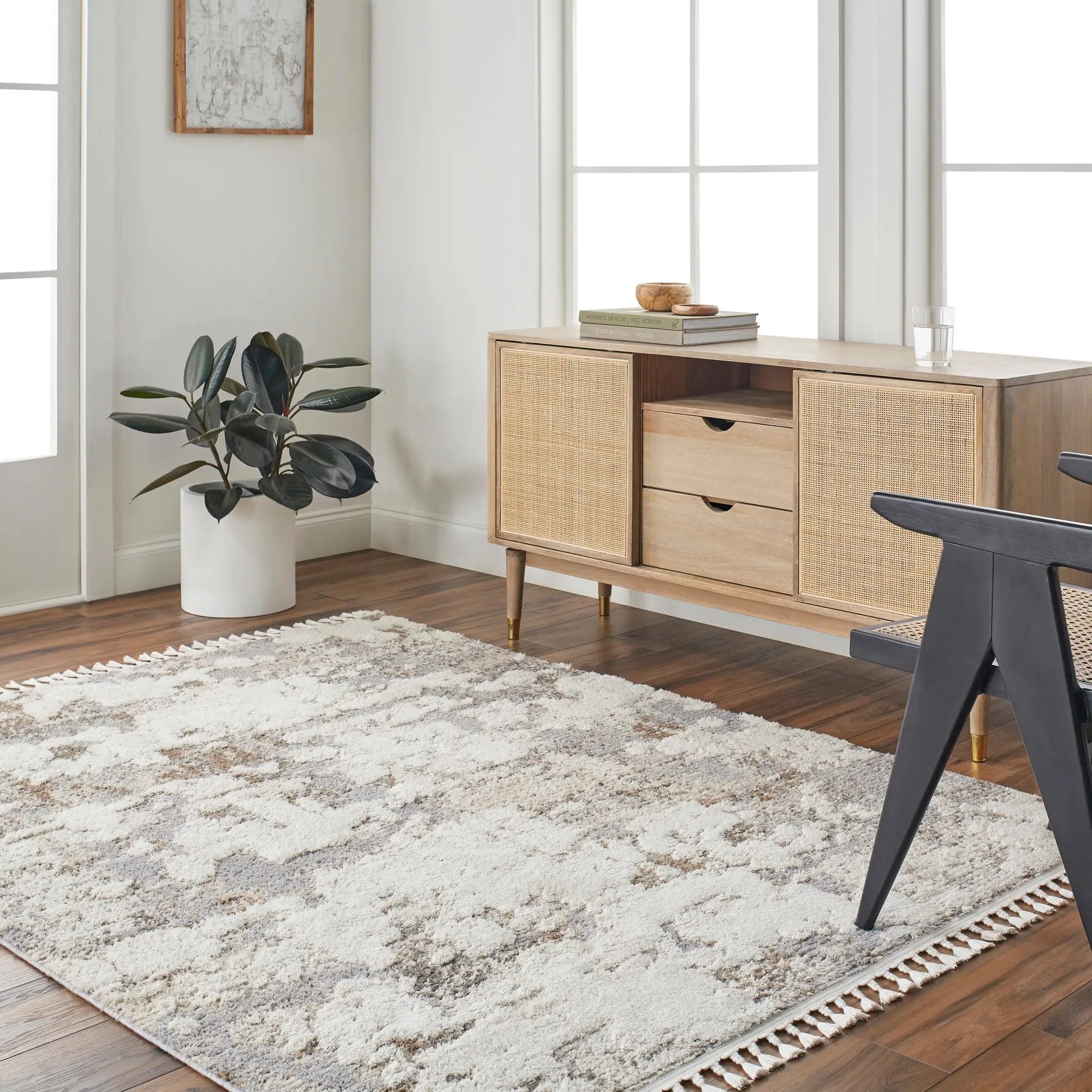 Rudy RDY-2309 Gray Area Rug by LIVABLISS