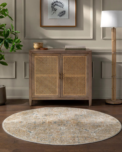 LIVABLISS Reina REN-2300 Light-Brown Area Rug