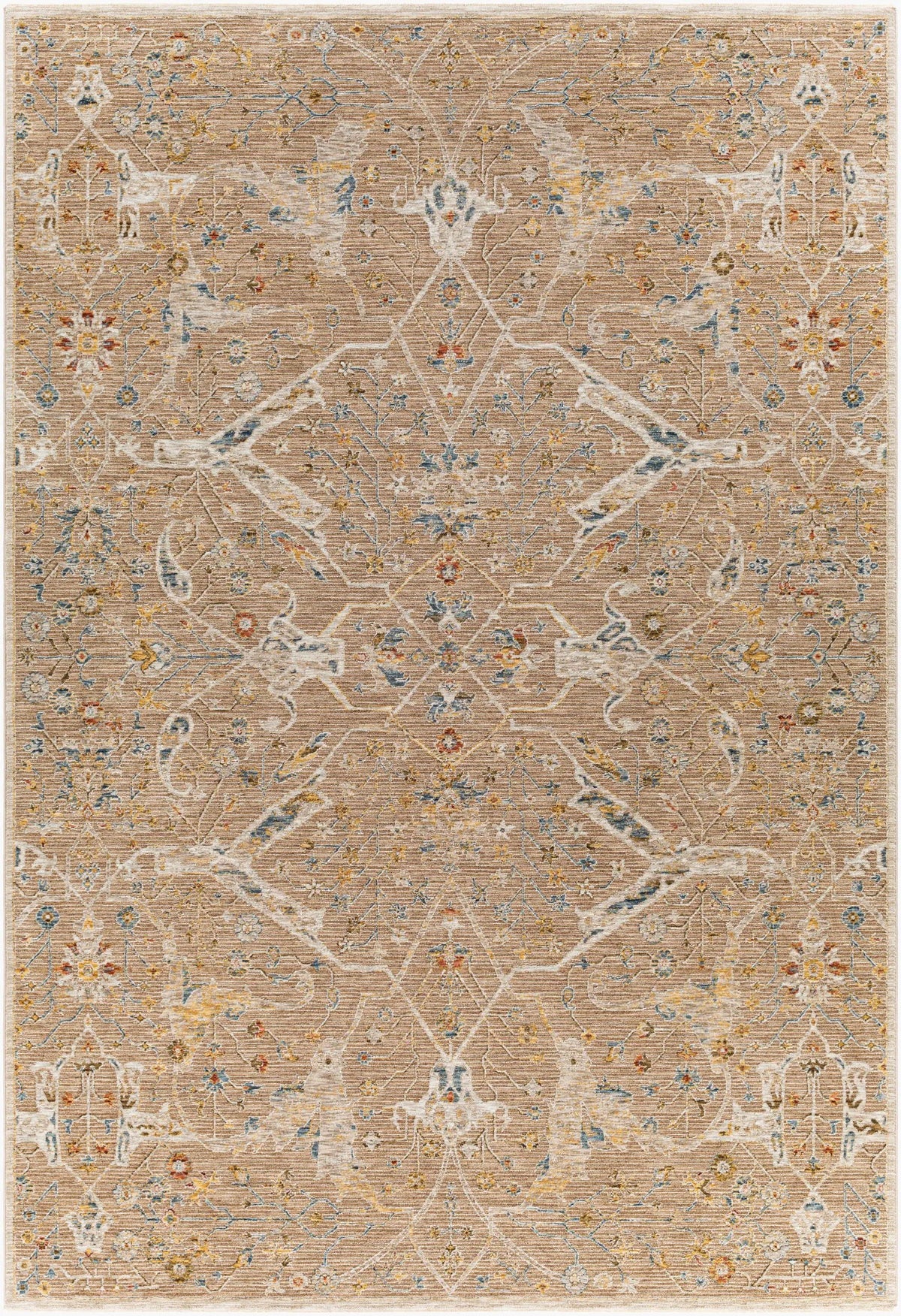 LIVABLISS Reina REN-2300 Light-Brown Area Rug