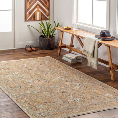 LIVABLISS Reina REN-2300 Light-Brown Area Rug