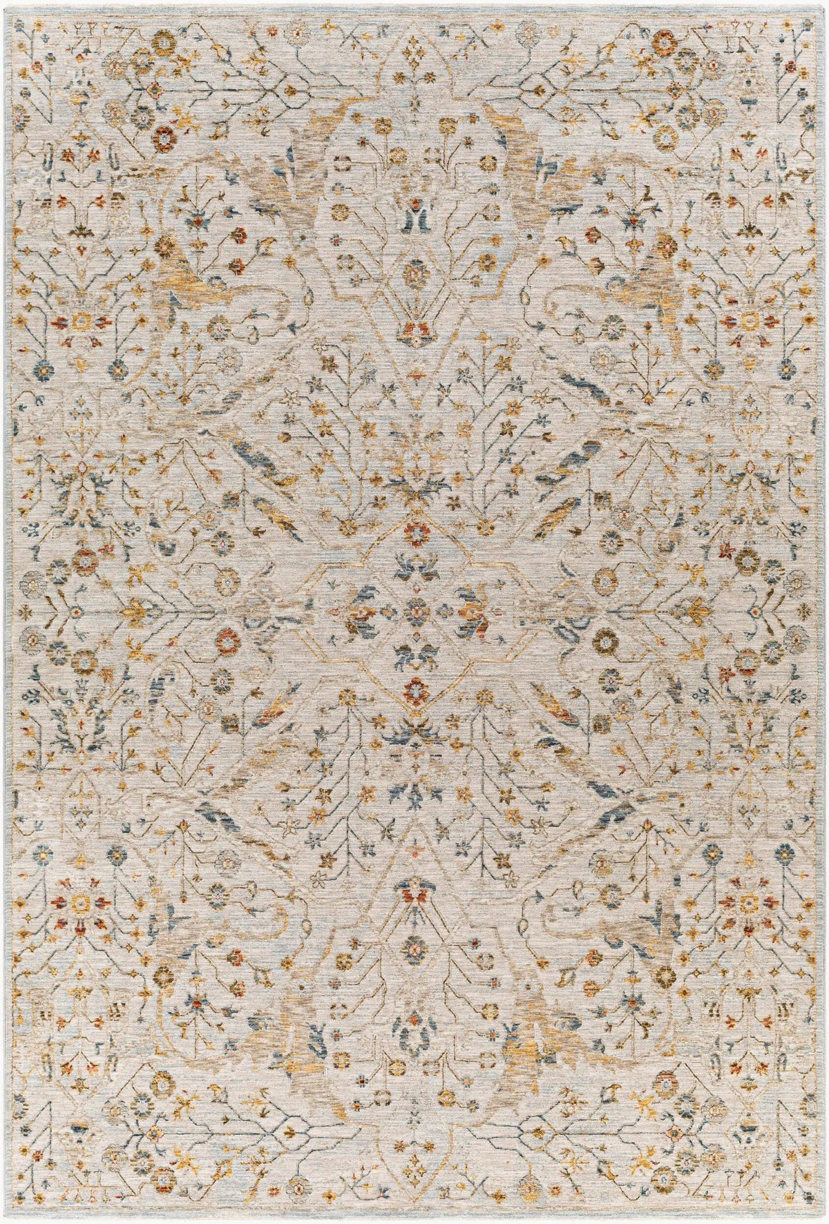 LIVABLISS Reina REN-2302 Light-Gray Area Rug