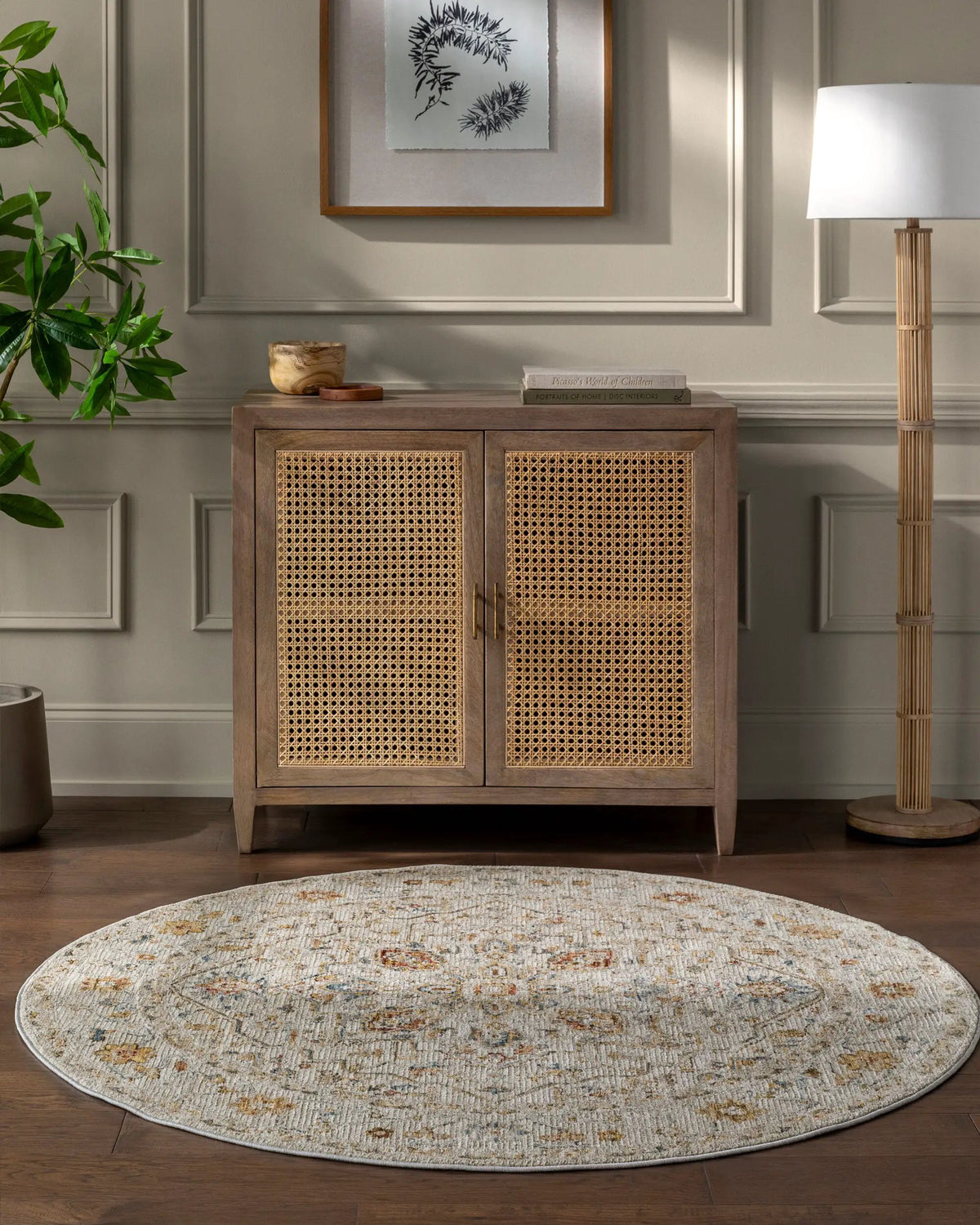 LIVABLISS Reina REN-2303 Light-Gray Area Rug