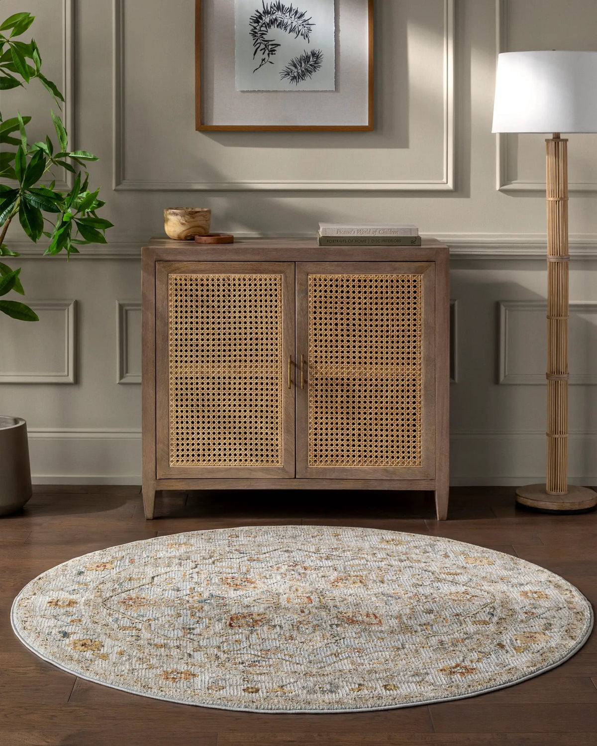 LIVABLISS Reina REN-2304 Light-Gray Area Rug