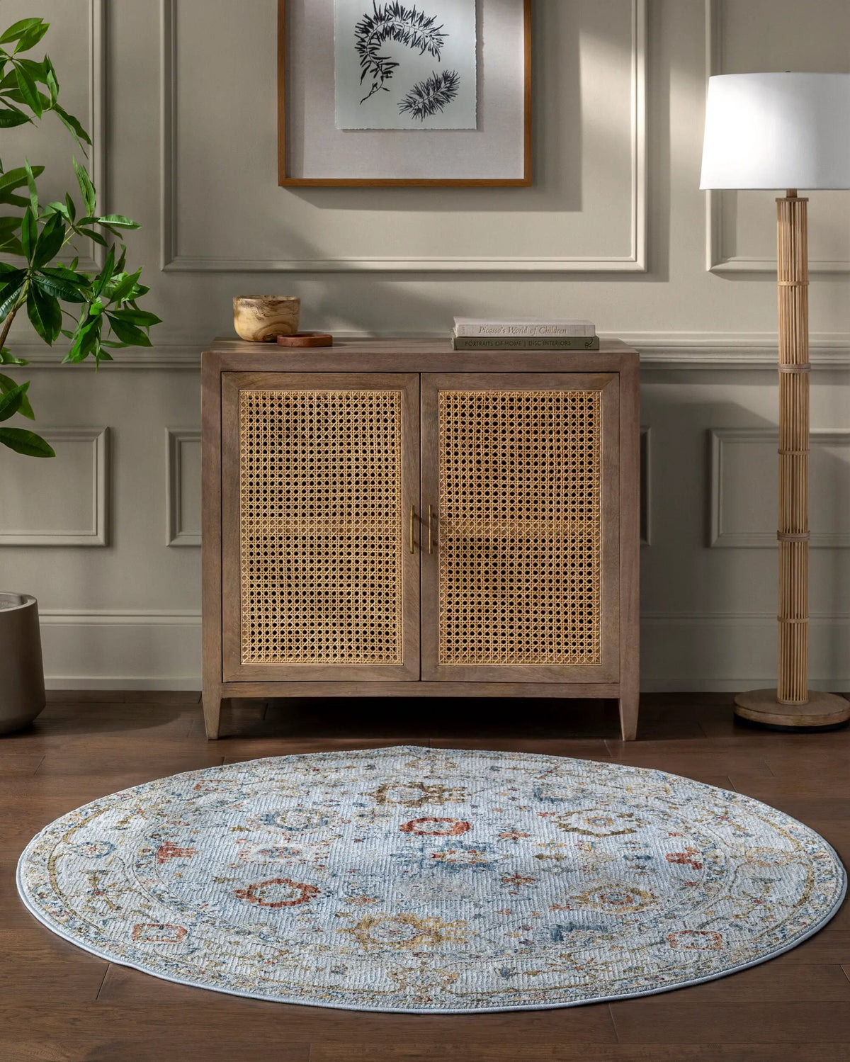 LIVABLISS Reina REN-2306 Light-Gray Area Rug