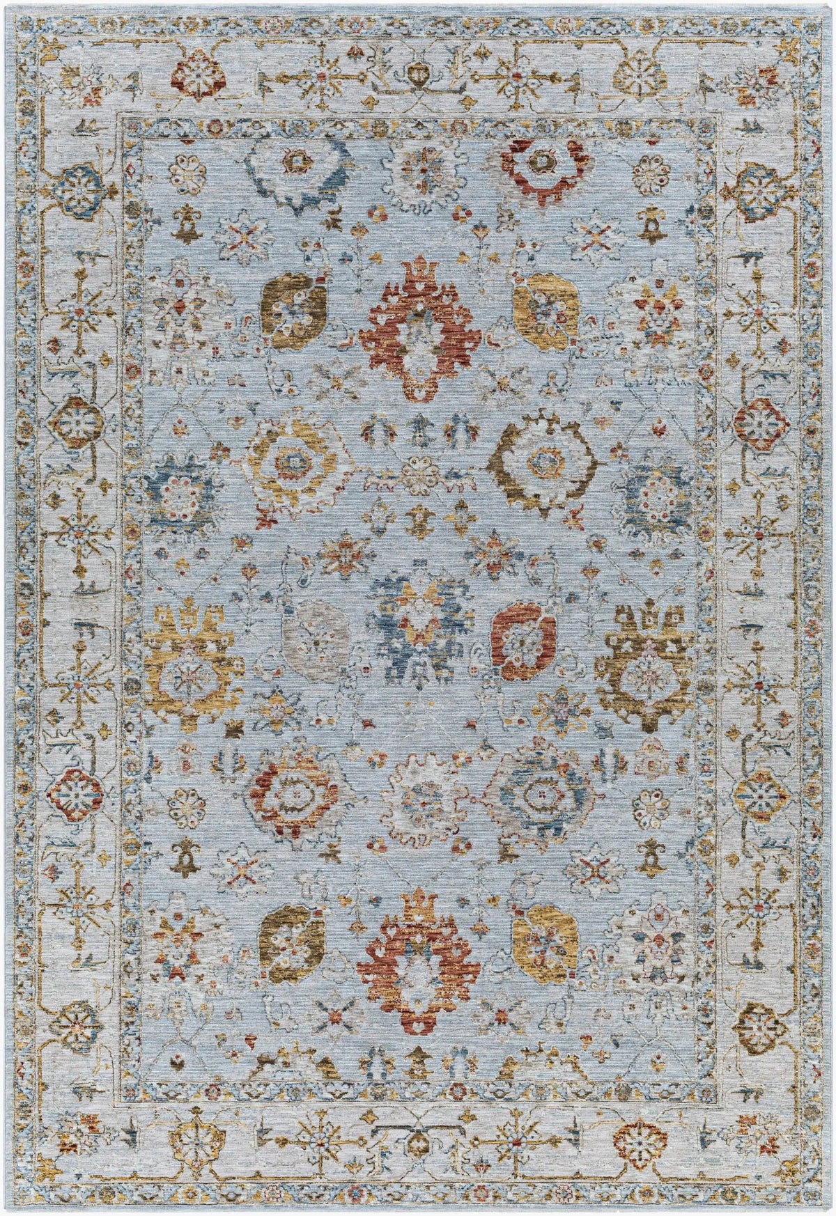 LIVABLISS Reina REN-2306 Light-Gray Area Rug