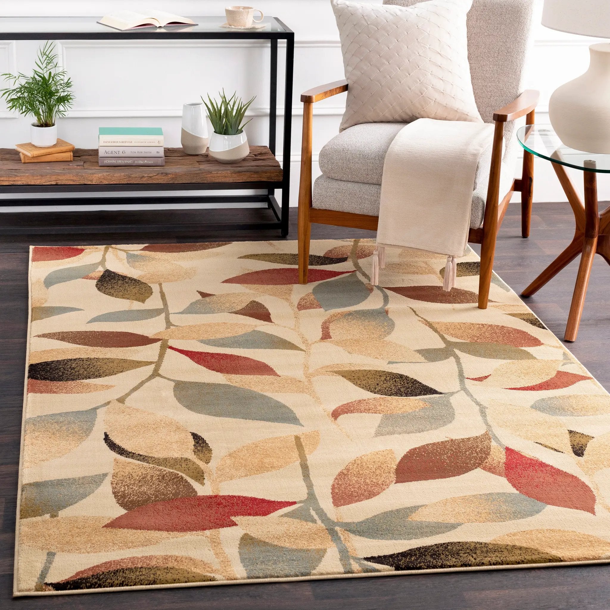 Riley RLY-5010 Beige Area Rug by LIVABLISS