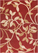 Surya Riley RLY-5011 Red Area Rug by LIVABLISS