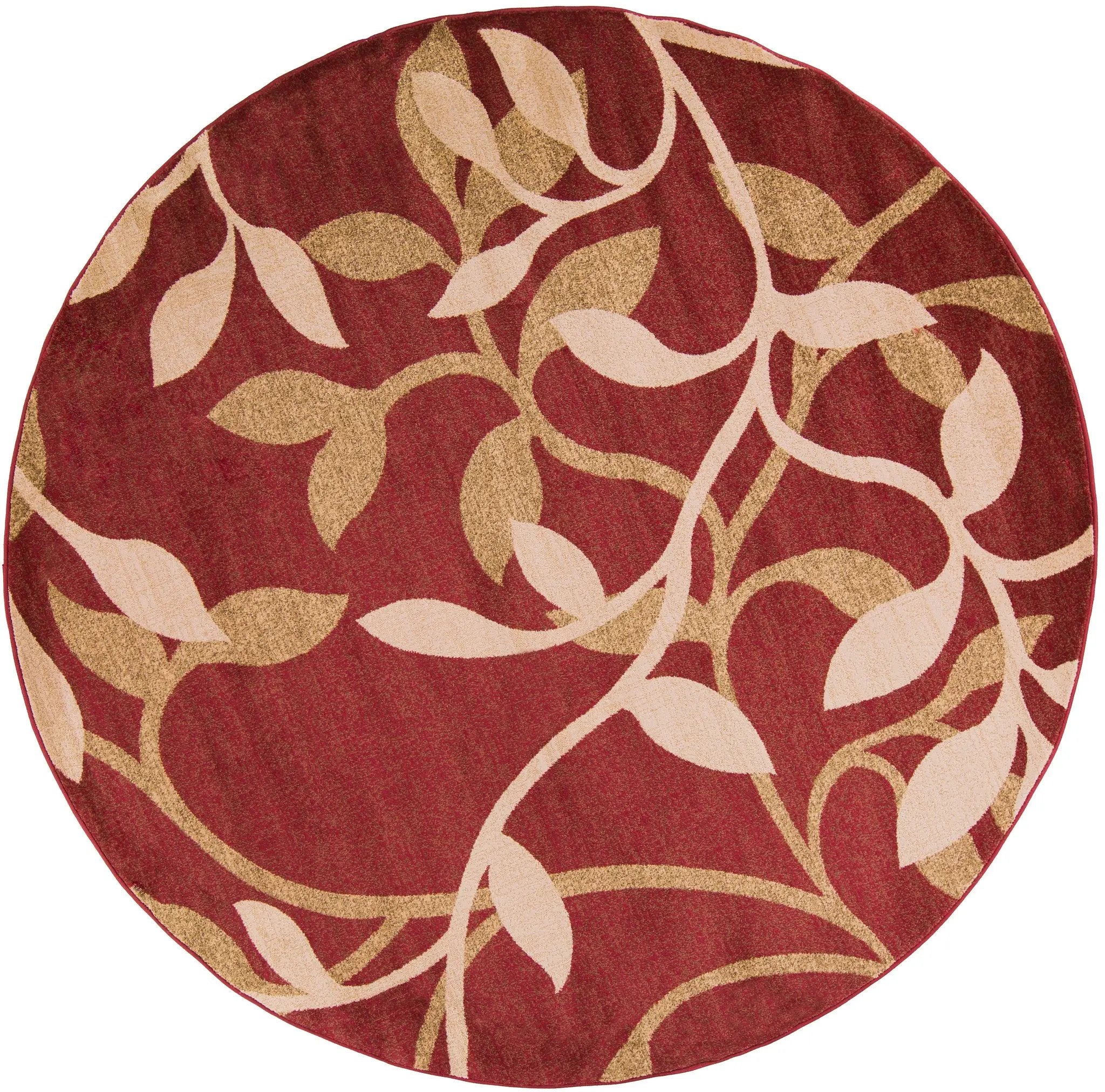 Riley RLY-5011 Red Area Rug by LIVABLISS