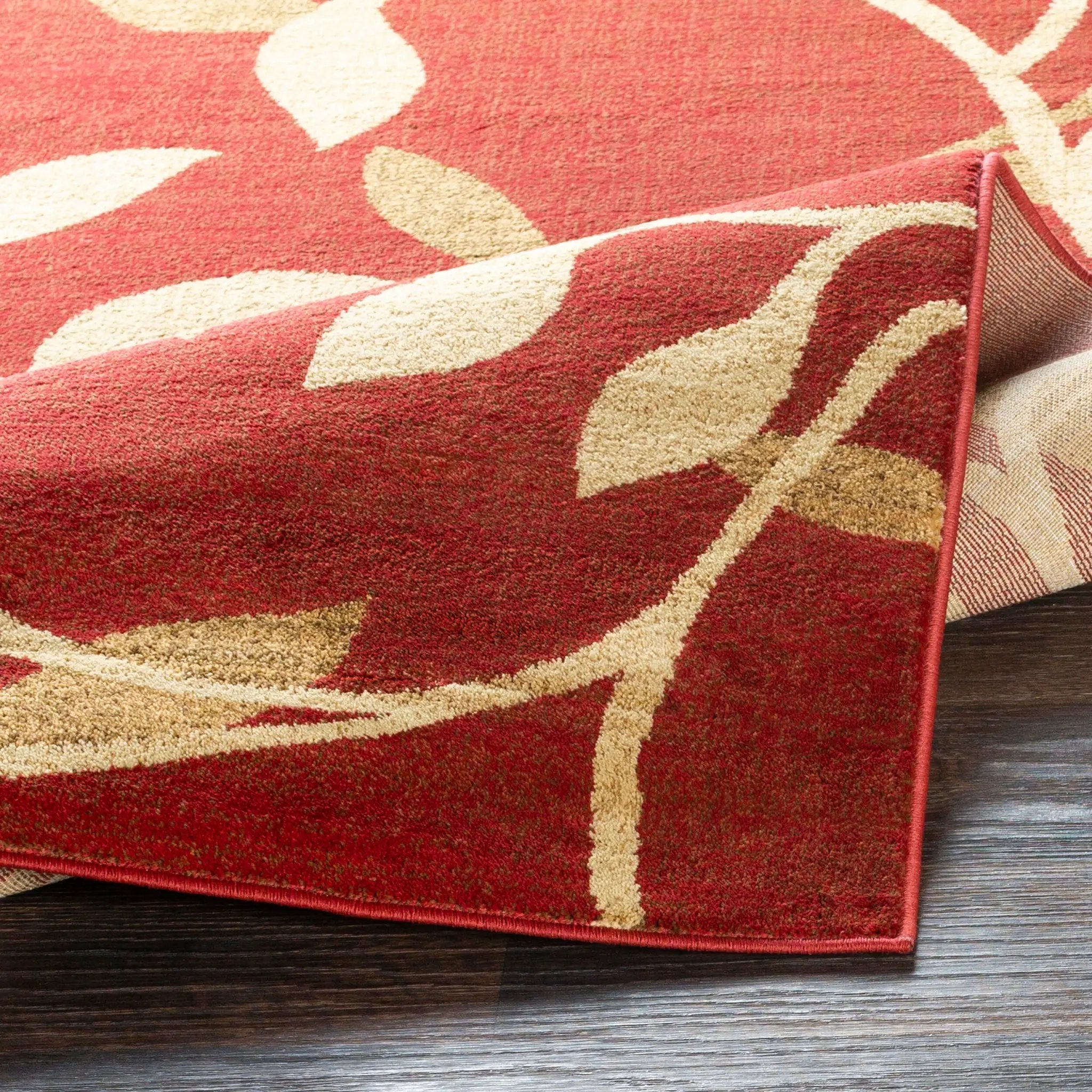 Riley RLY-5011 Red Area Rug by LIVABLISS