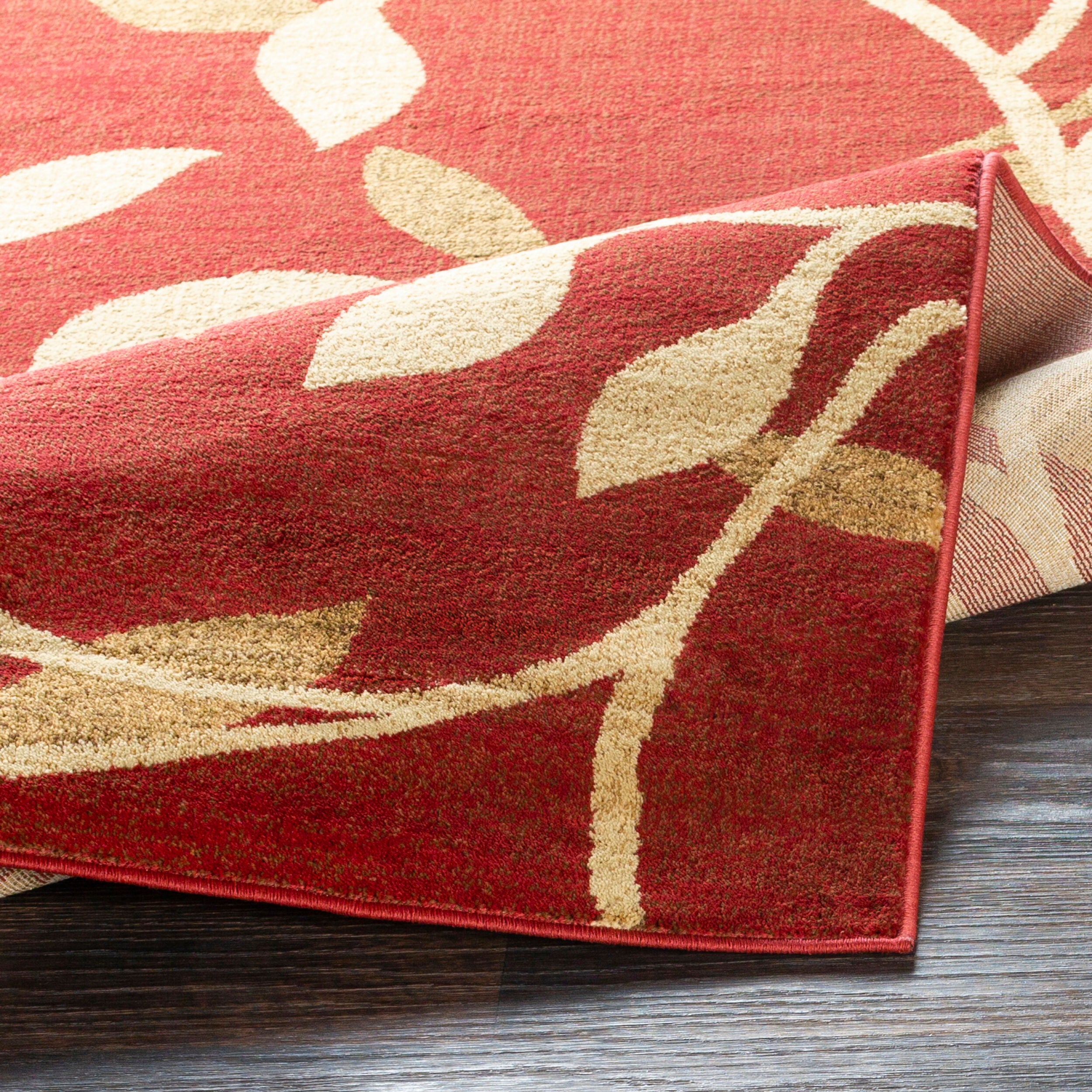 Surya Riley RLY-5011 Red Area Rug by LIVABLISS