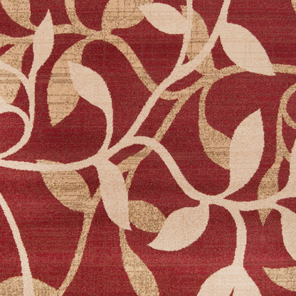 Surya Riley RLY-5011 Red Area Rug by LIVABLISS