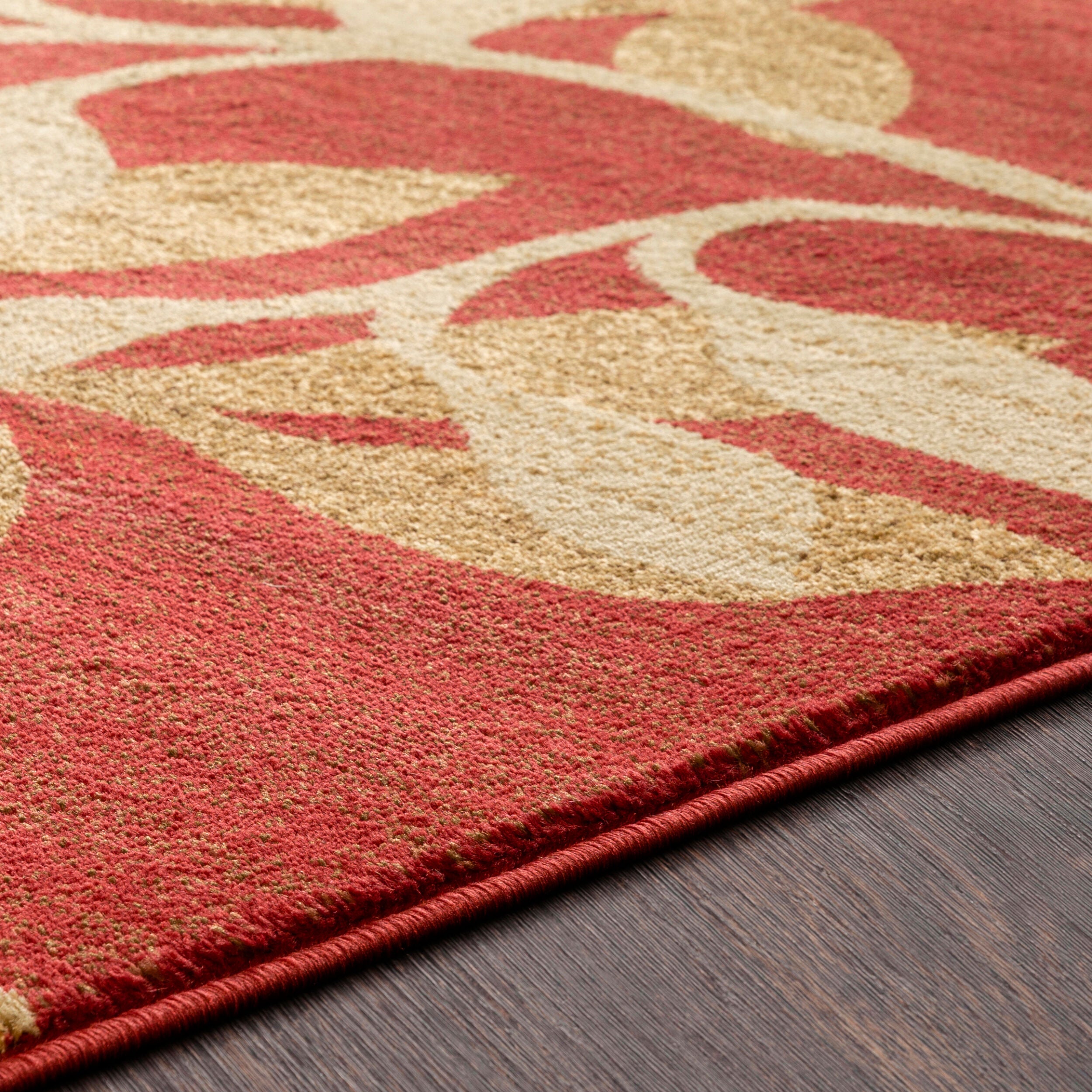 Surya Riley RLY-5011 Red Area Rug by LIVABLISS