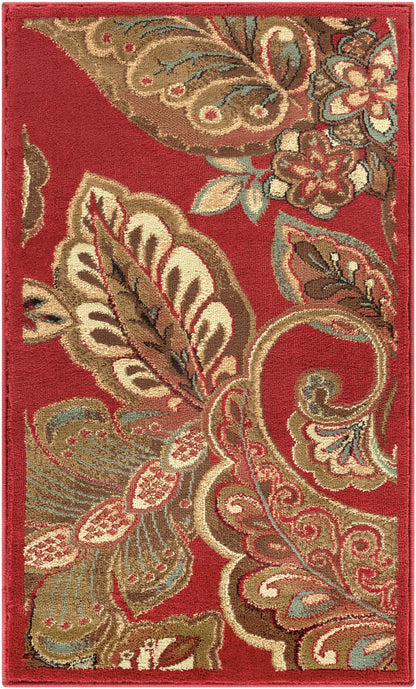 Surya Riley RLY-5020 Red Area Rug by LIVABLISS