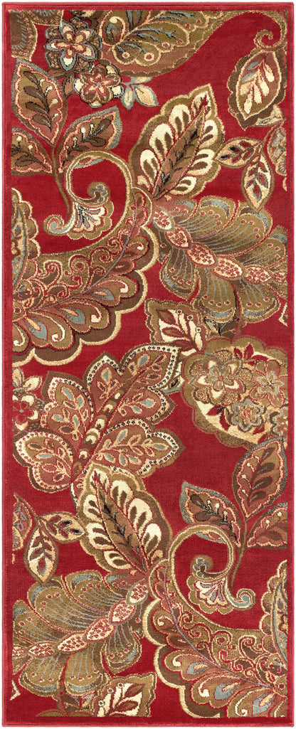 Surya Riley RLY-5020 Red Area Rug by LIVABLISS