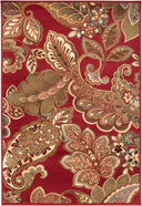 Surya Riley RLY-5020 Red Area Rug by LIVABLISS