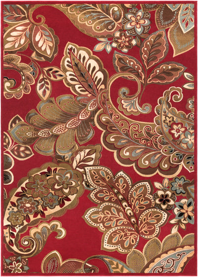 Surya Riley RLY-5020 Red Area Rug by LIVABLISS
