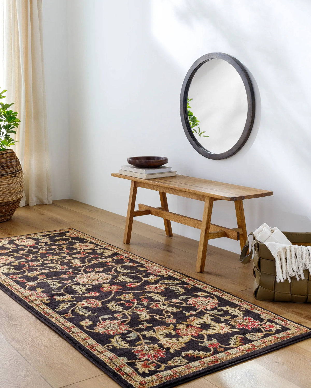 LIVABLISS Riley RLY-5025 Black Area Rug