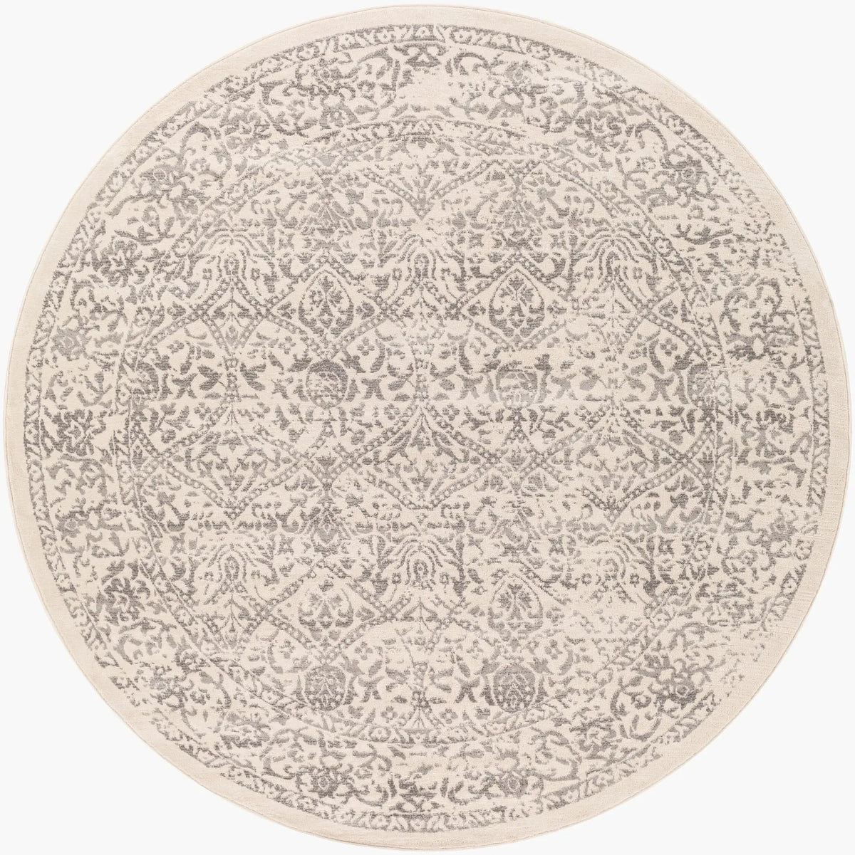 LIVABLISS Roma ROM-2300 White Area Rug