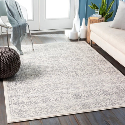 LIVABLISS Roma ROM-2300 White Area Rug